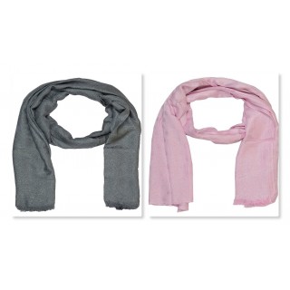 Combo Pack- 2 Premium Viscose Sparkling Women's Stole 